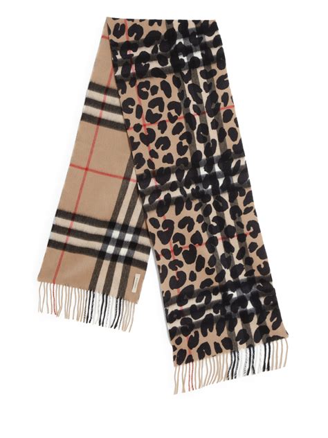 burberry schal leopard|Burberry designer scarf.